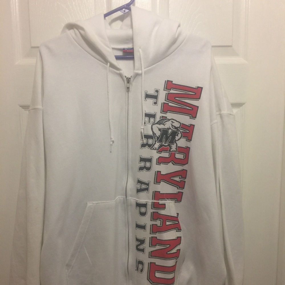 Maryland Terrapins Heavy Full Zip-Up Hoodie